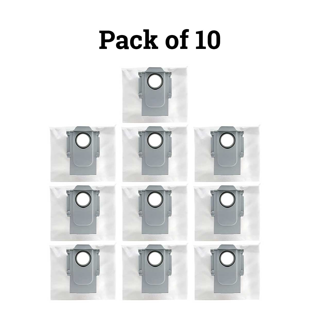 10 x Bags For Roborock S7 MaxV Ultra, Q7 Max+, S8+ & S8 Pro Ultra Robotic Vacuums