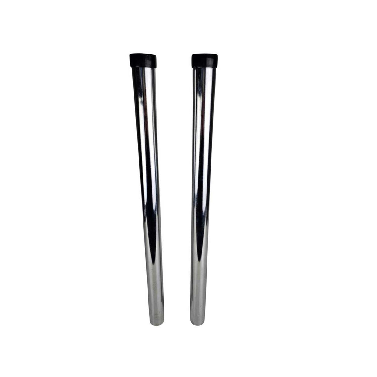 2 x Vacuum Chrome Rods 32mm Diameter