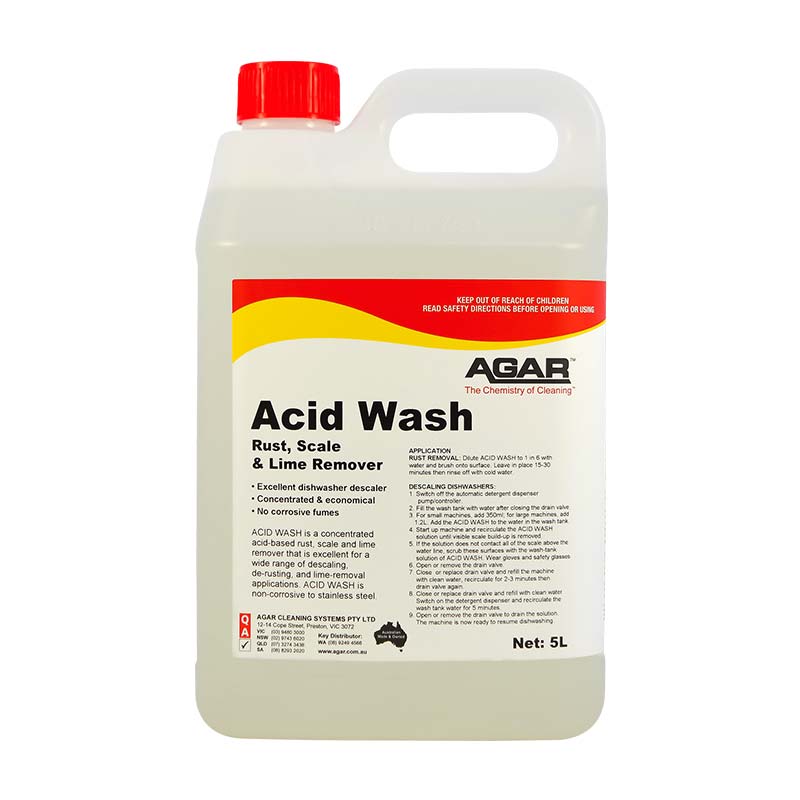 Agar Acid Wash Powerful Rust, Scale, and Lime Remover 5L
