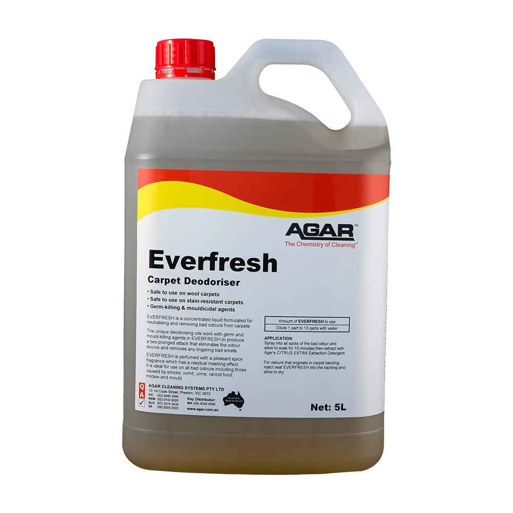 Agar Everfresh 5 Litre Carpet Deodoriser and Odour Neutraliser