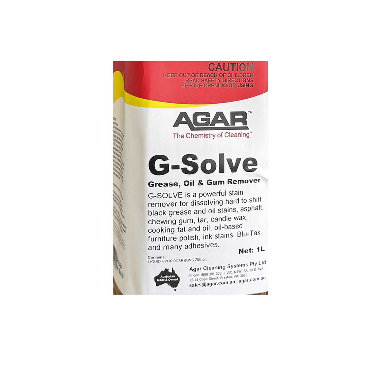 Adhesive and gum removal solvent