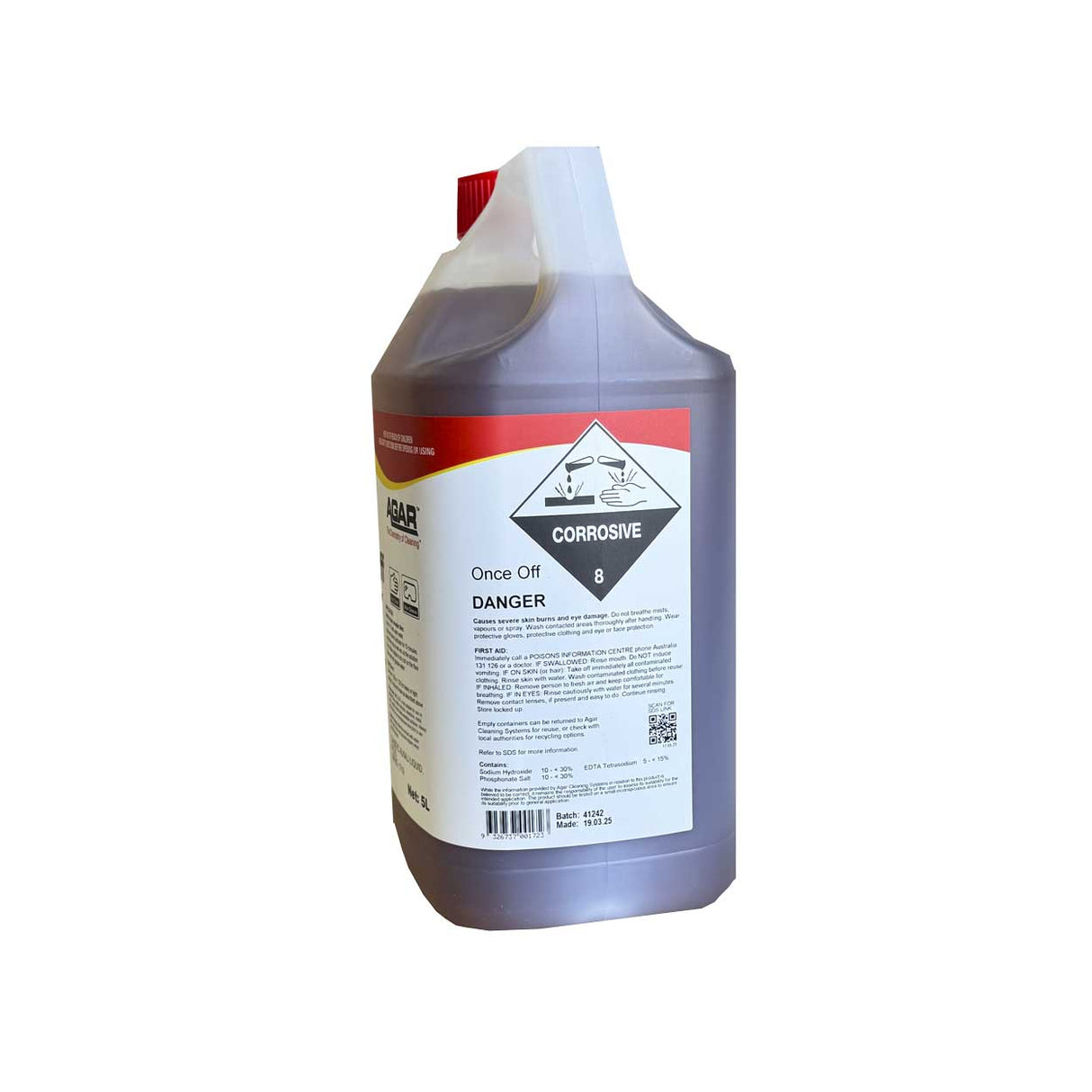 Agar Once Off Concentrated Tile Cleaner 5L