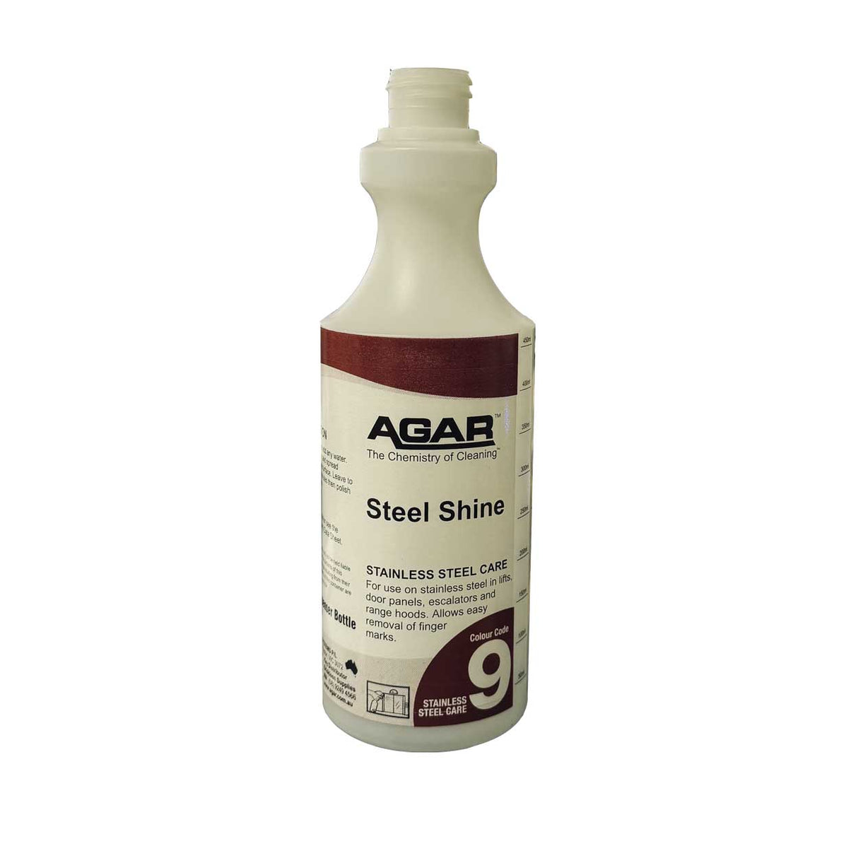 Agar Printed Stainless Steel Oil Bottle 500ml
