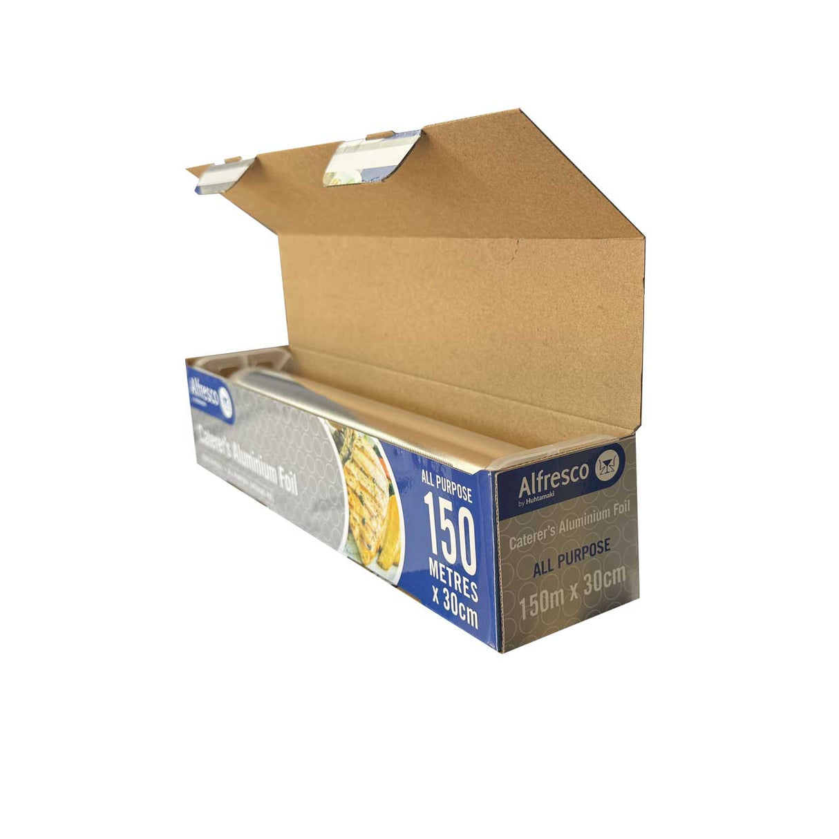 30cm wide heavy duty aluminium foil wrapping for commercial kitchens