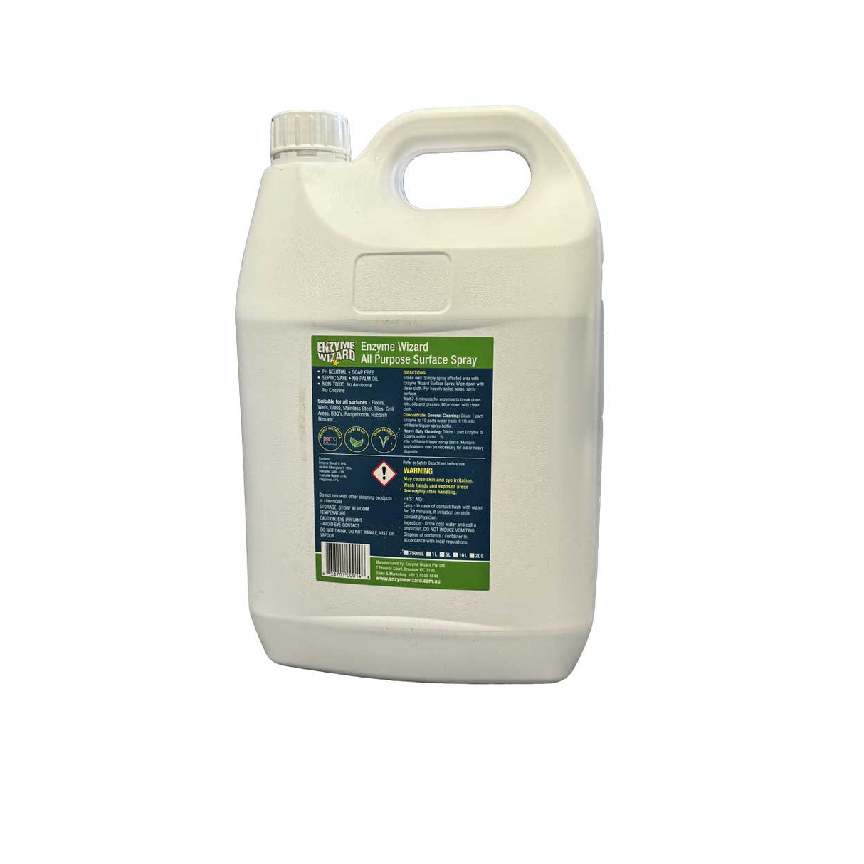 All Purpose Surface Spray Enzyme Wizard 5Lt