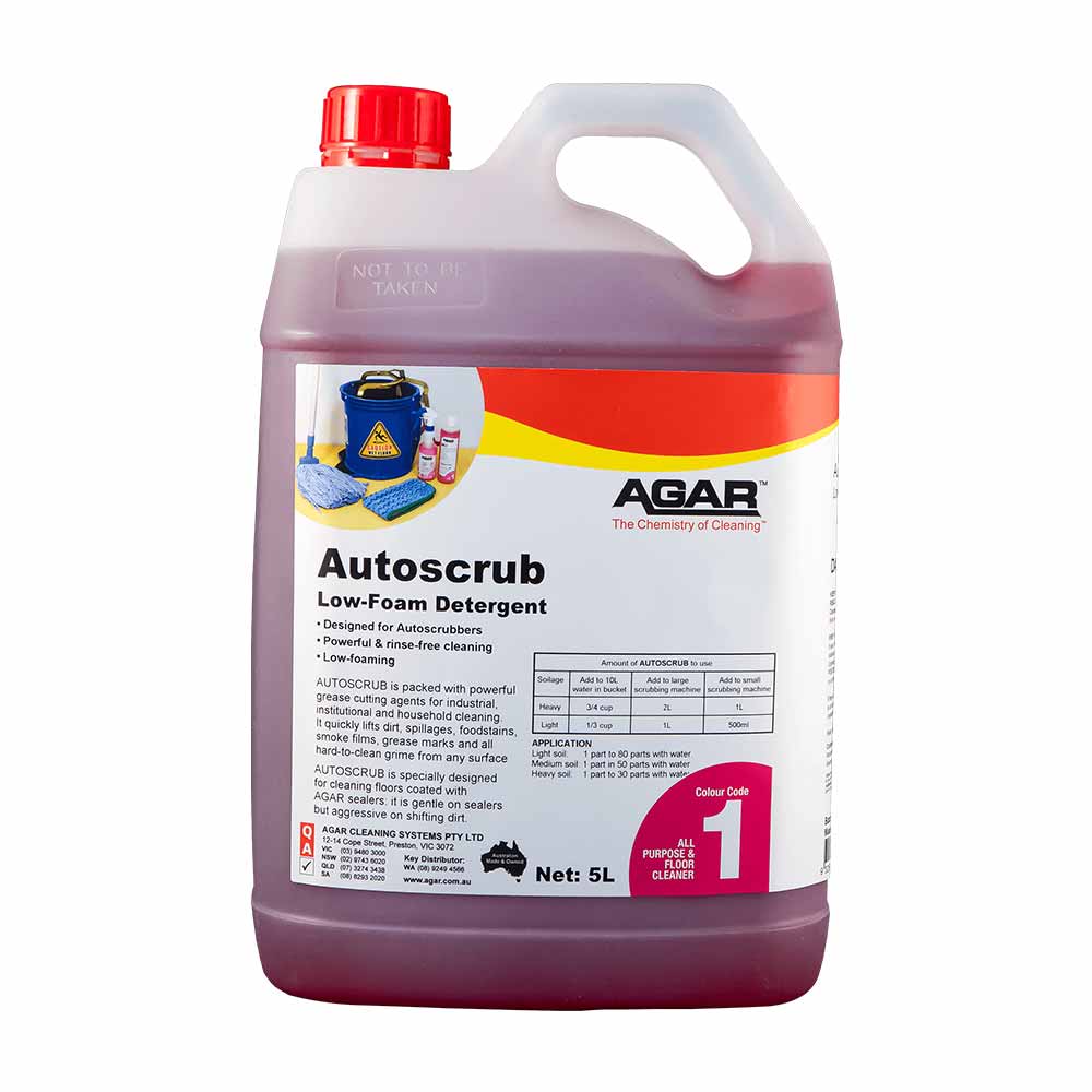 Agar Autoscrub Cleaning Solution for Auto Scrubbers 5lt