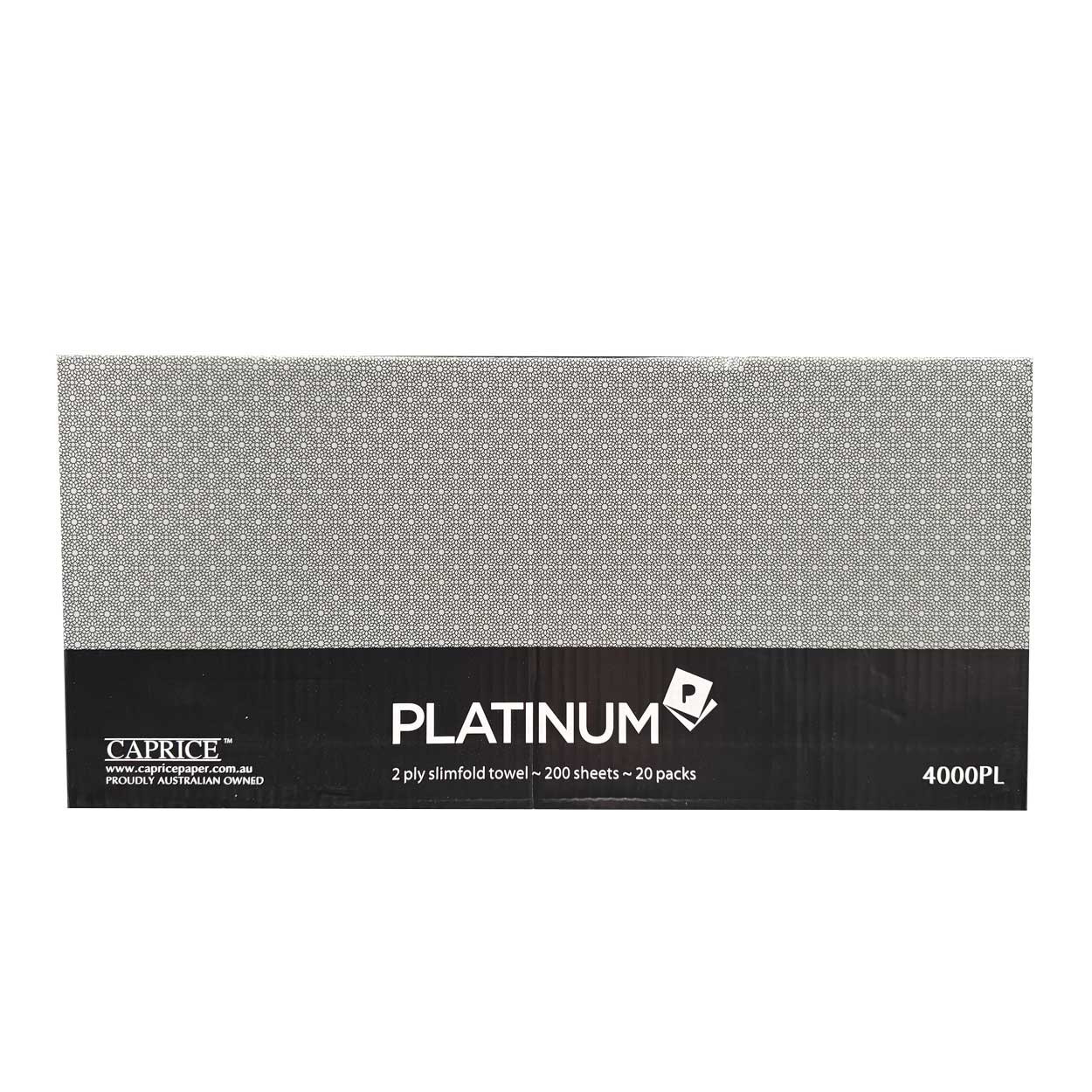 Caprice Slimline Platinum Interleaved Paper Hand Towels (2Ply 4000sh)