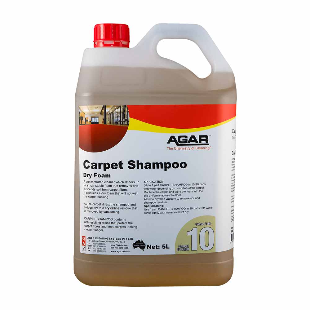 Agar Dry Foam Carpet Shampoo Concentrate 5L