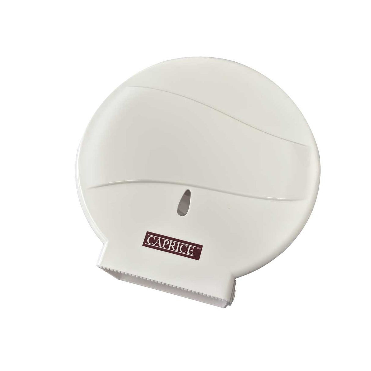 Caprice Jumbo Toilet Roll Dispenser, White ABS Plastic (DPJW)