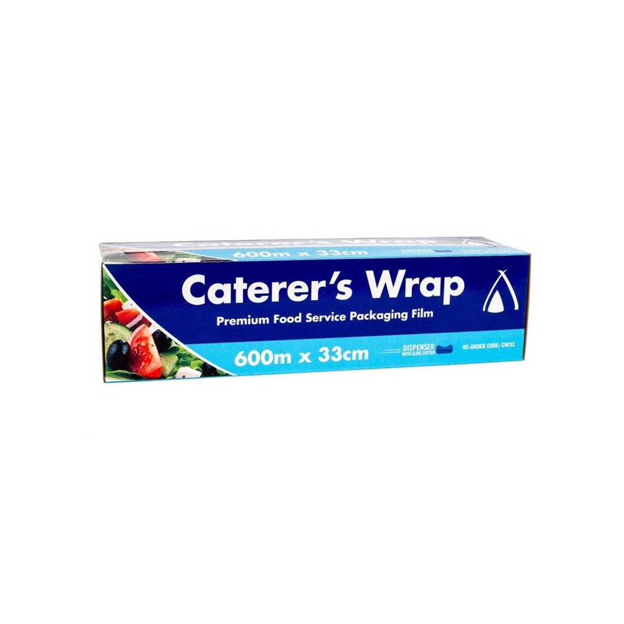 Caterers Wrap Premium Food-Grade Cling Film, 33cm x 600m