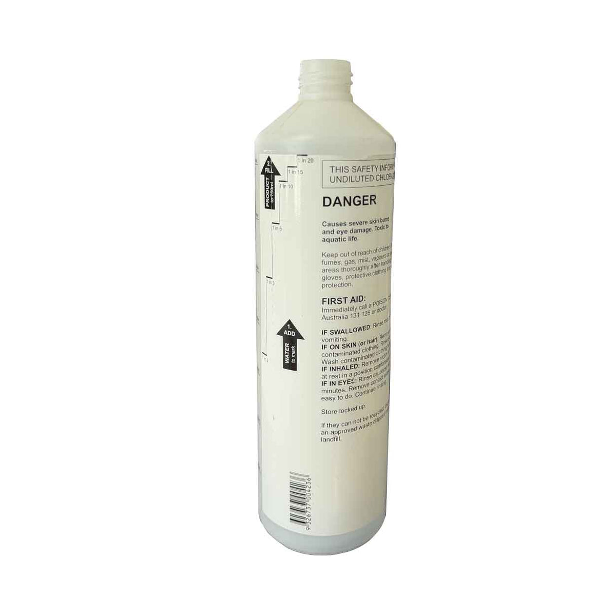 Agar Chloradet Printed Empty Squirt Bottle 750mL