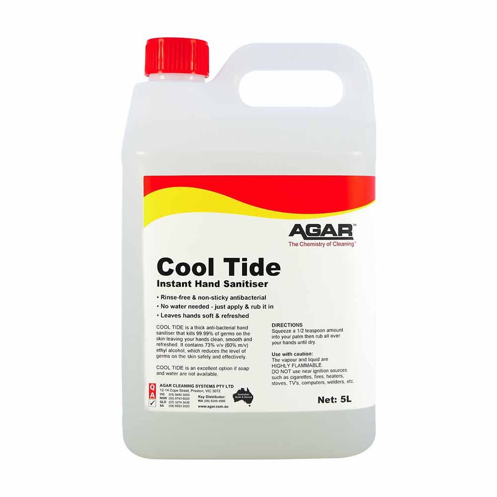 Agar Cool Tide Waterless Hand Sanitiser 5L