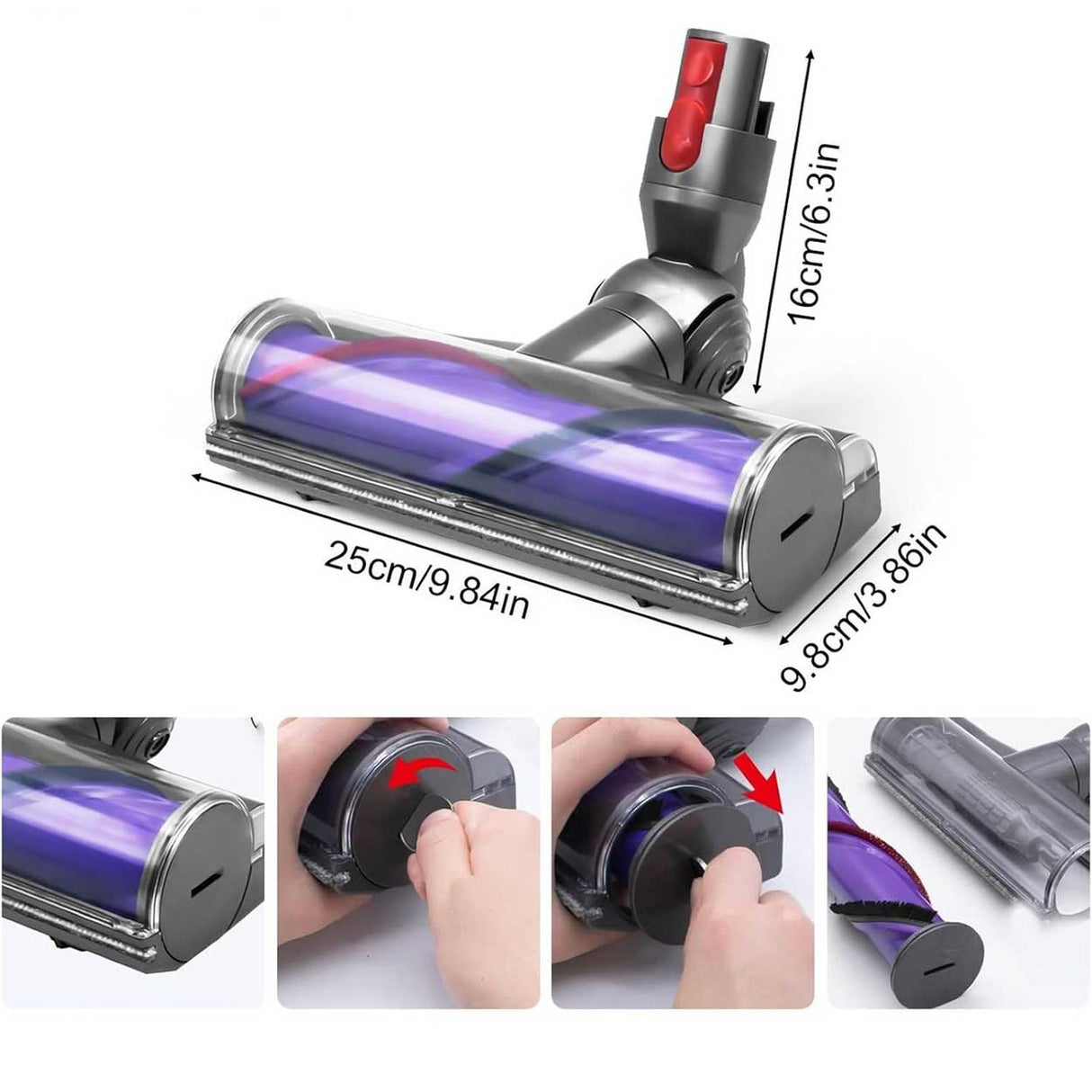 Powerhead for Dyson V7, V8, V10, V11, V15 & Outsize Vacuums