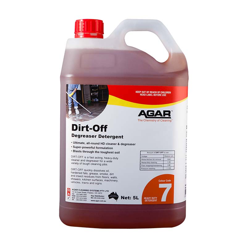 Agar Dirt Off Degreaser Detergent 5L - Ultimate Cleaning Solution