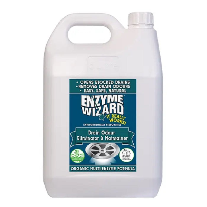 Drain Odour Eliminator & Maintainer Enzyme Wizard 5Lt