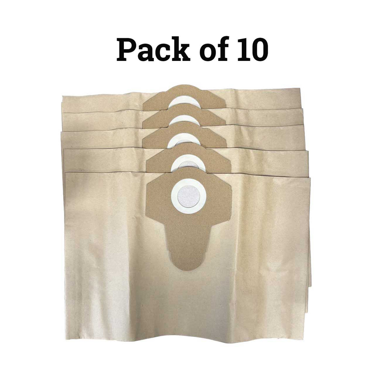 Dust Vacuum Bags for OZITO vacuum cleaners, Pack of 10