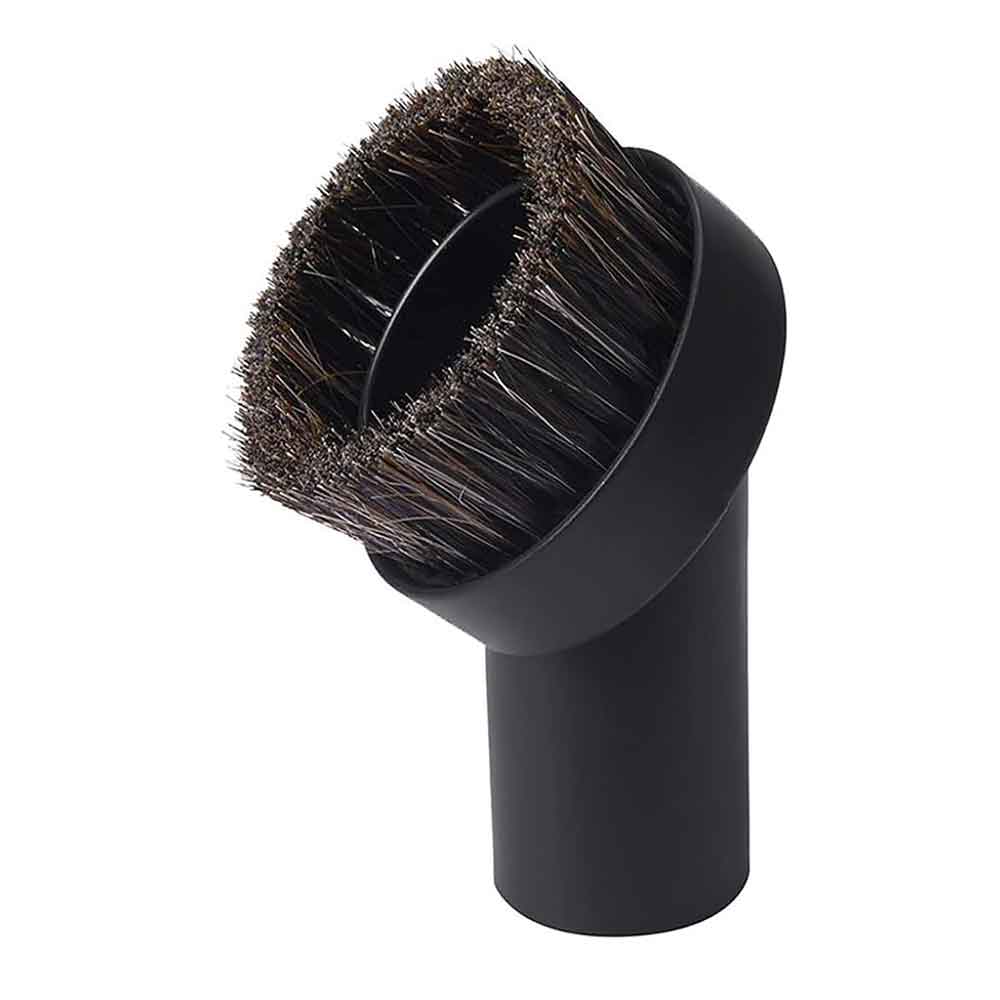 Small Round Vacuum Cleaner Dusting Brush Tool 32mm With Horse Hair Bristles