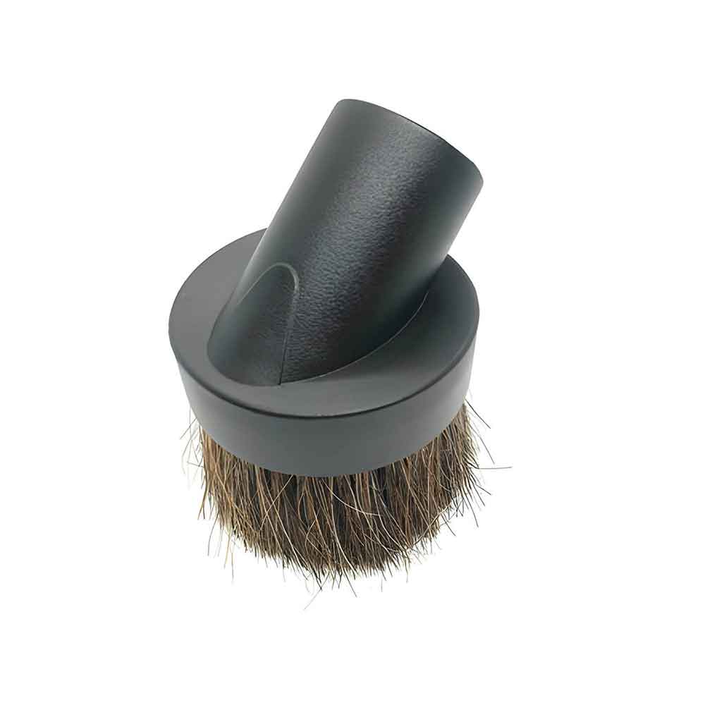 Small Round Vacuum Cleaner Dusting Brush Tool 32mm With Horse Hair Bristles