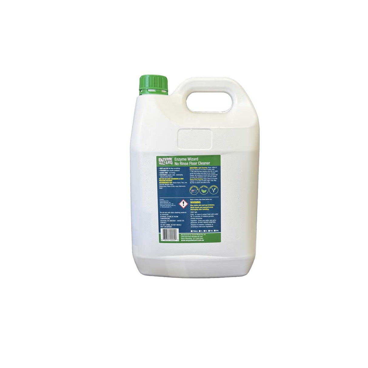 Enzyme Wizard Commercial Floor Cleaner No Rinse 5Lt