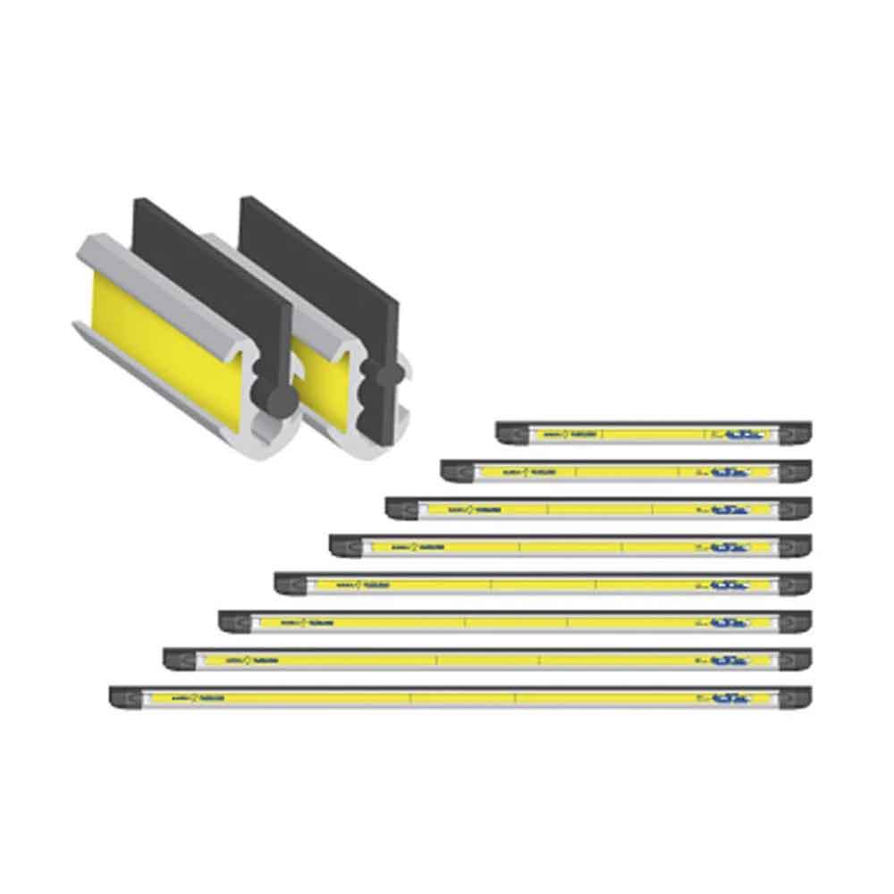 Eureka Quad Pro Squeegee Channel & Rubber Blade 10" to 30"