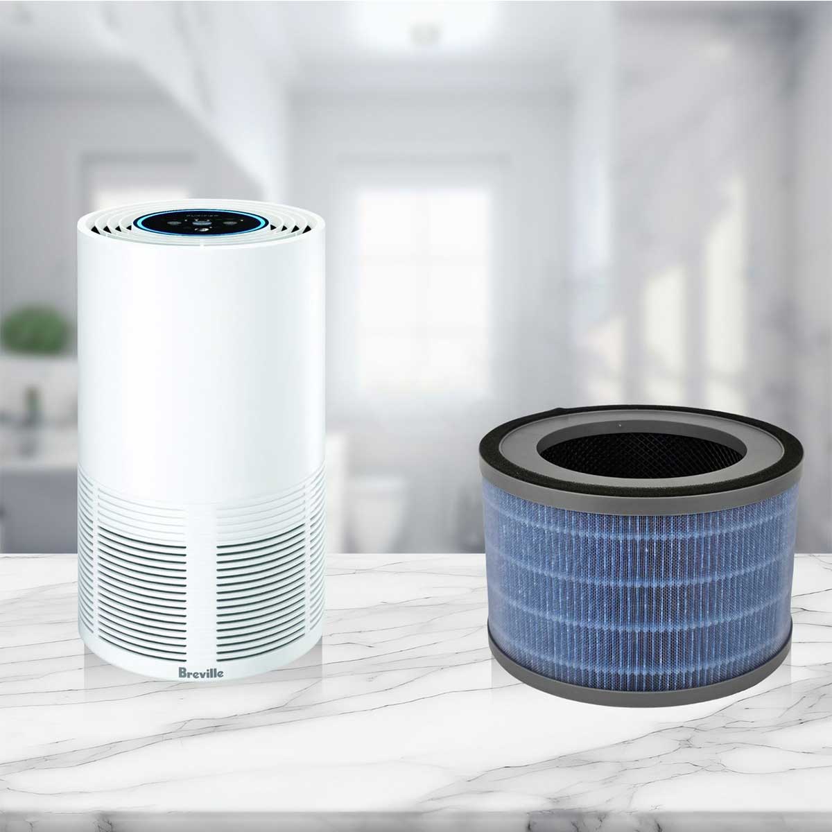 Easy drop in installation for Breville Smart Air replacement filter