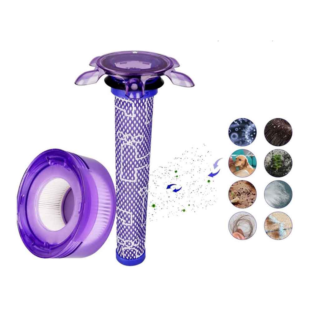 Filter Kit for Dyson V7 Advanced SV37 & V8 With Star Pre Filter SV25