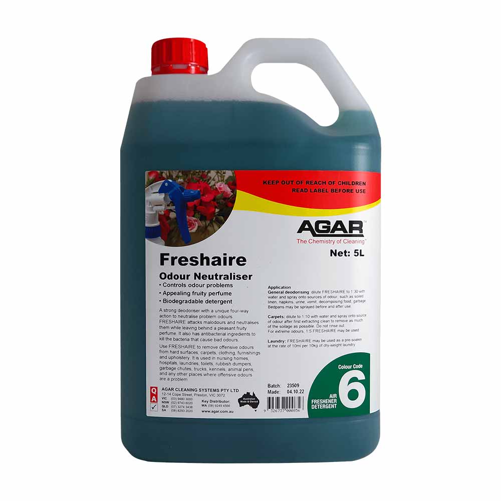 Agar Freshaire Odor Neutralising Deodoriser 5Lt