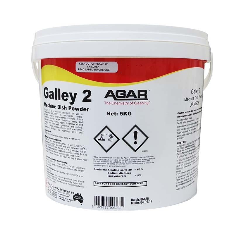 Galley 2 Commercial Dishwashing Powder 5kg