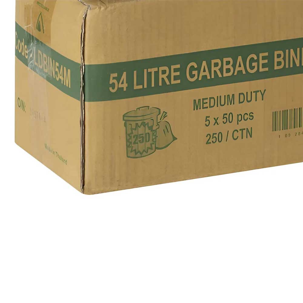 Garbage Bin Liner 54lt Extra Heavy Duty - Tough & Reliable Waste Solution
