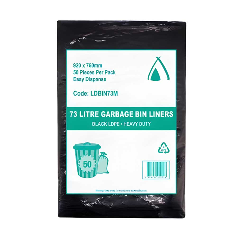 Garbage Bin Liner 73L Extra Heavy Duty