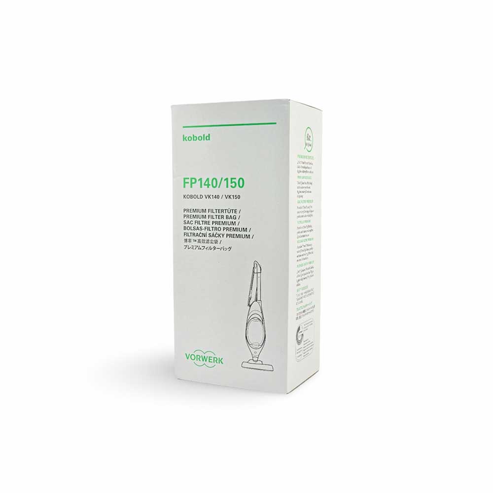 Genuine Vorwerk Kobold VK140, VK150 premium filter vacuum bags
