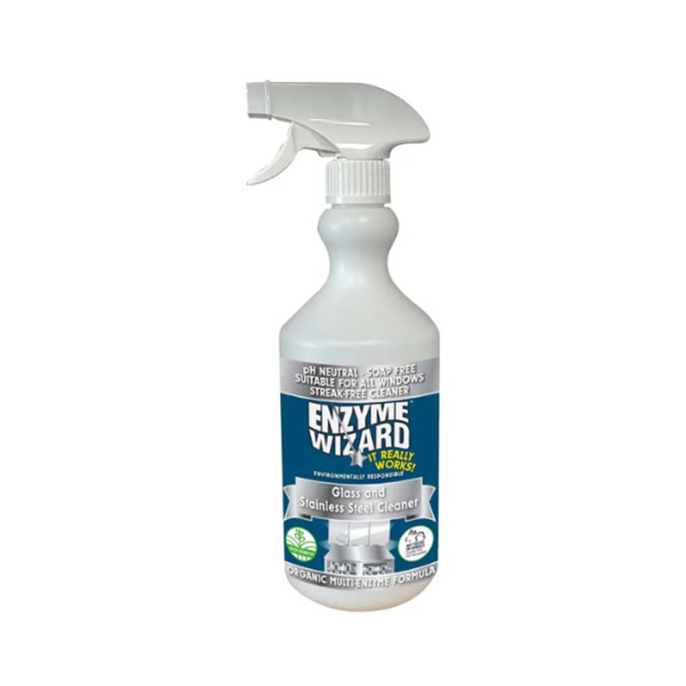 Glass and Stainless Steel Cleaner Enzyme Wizard
