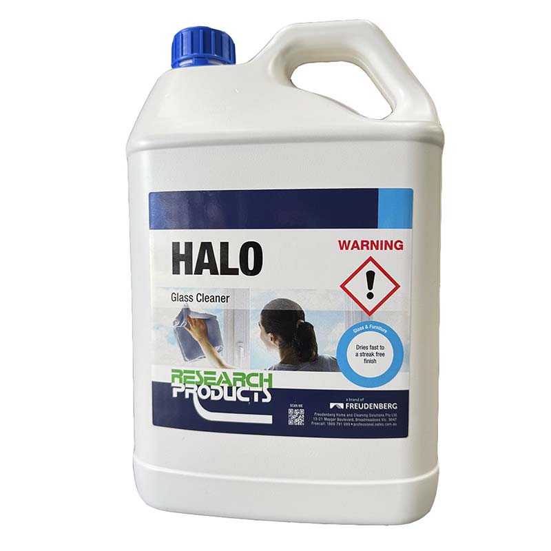 Halo Glass, Chrome & Stainless Steel Cleaner 5L Streak-Free Shine