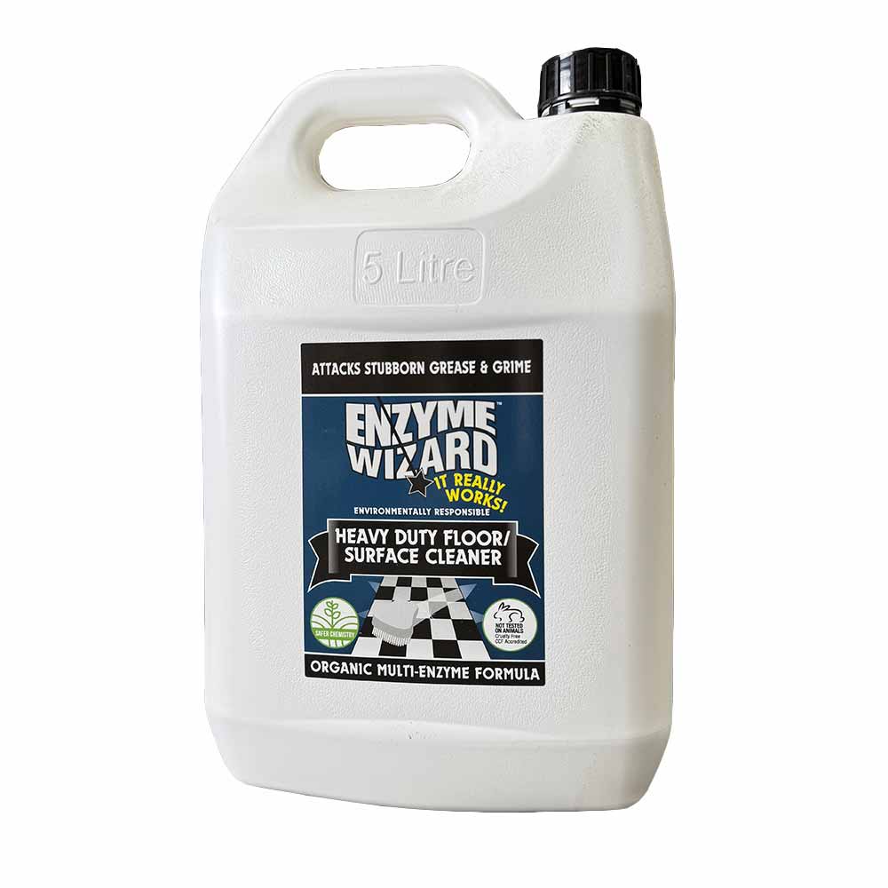Heavy Duty Floor & Surface Cleaner Enzyme Wizard 5Lt
