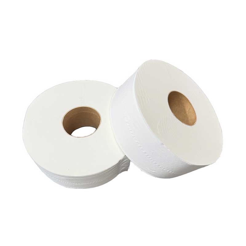 Jumbo Toilet Paper Pure Washroom 2 Ply 300m Rolls 8 Pack
