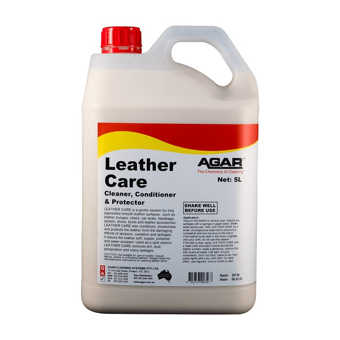 Agar Leather Care 5L Cleaner Protector and Conditioner