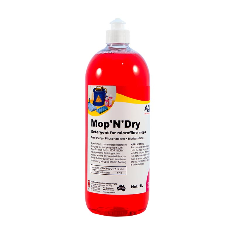 Agar Mop & Dry Spray Mop Fast Drying Detergent 1Lt