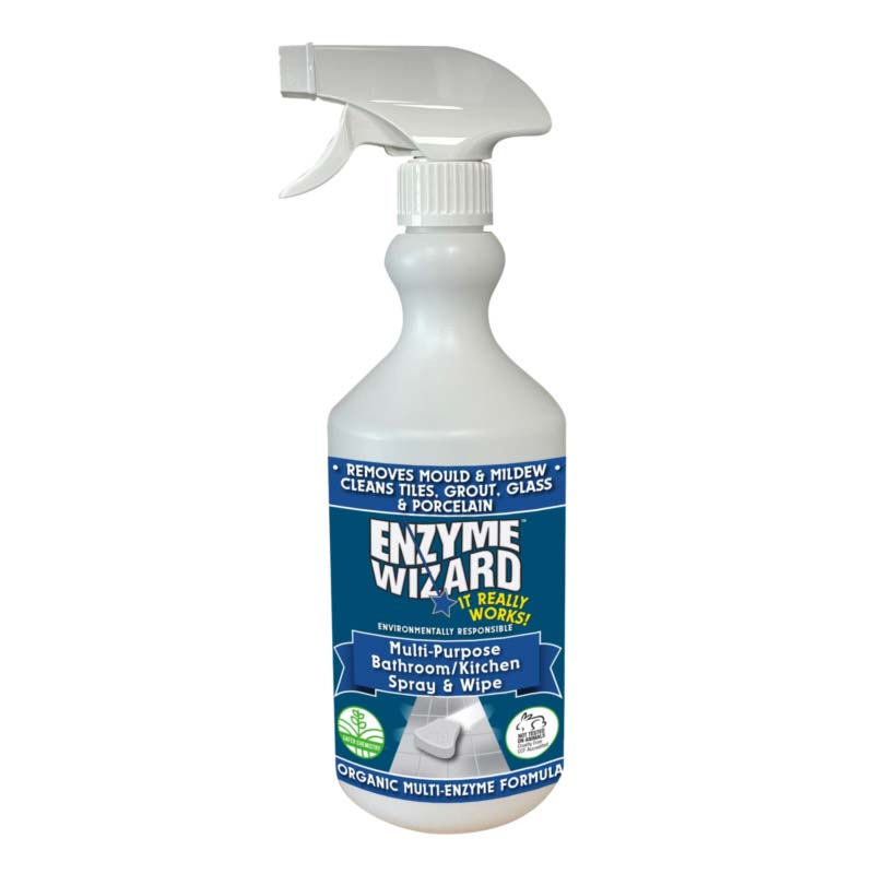 Multi Purpose Bathroom & Kitchen Spray Enzyme Wizard 750ml