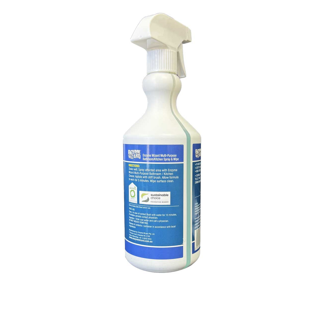 Multi Purpose Bathroom & Kitchen Spray Enzyme Wizard 750ml