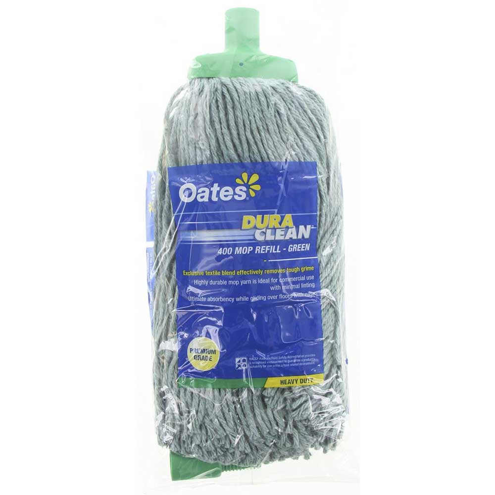 Oates Duraclean Mop Head 400gm Heavy Duty Commercial Cleaning