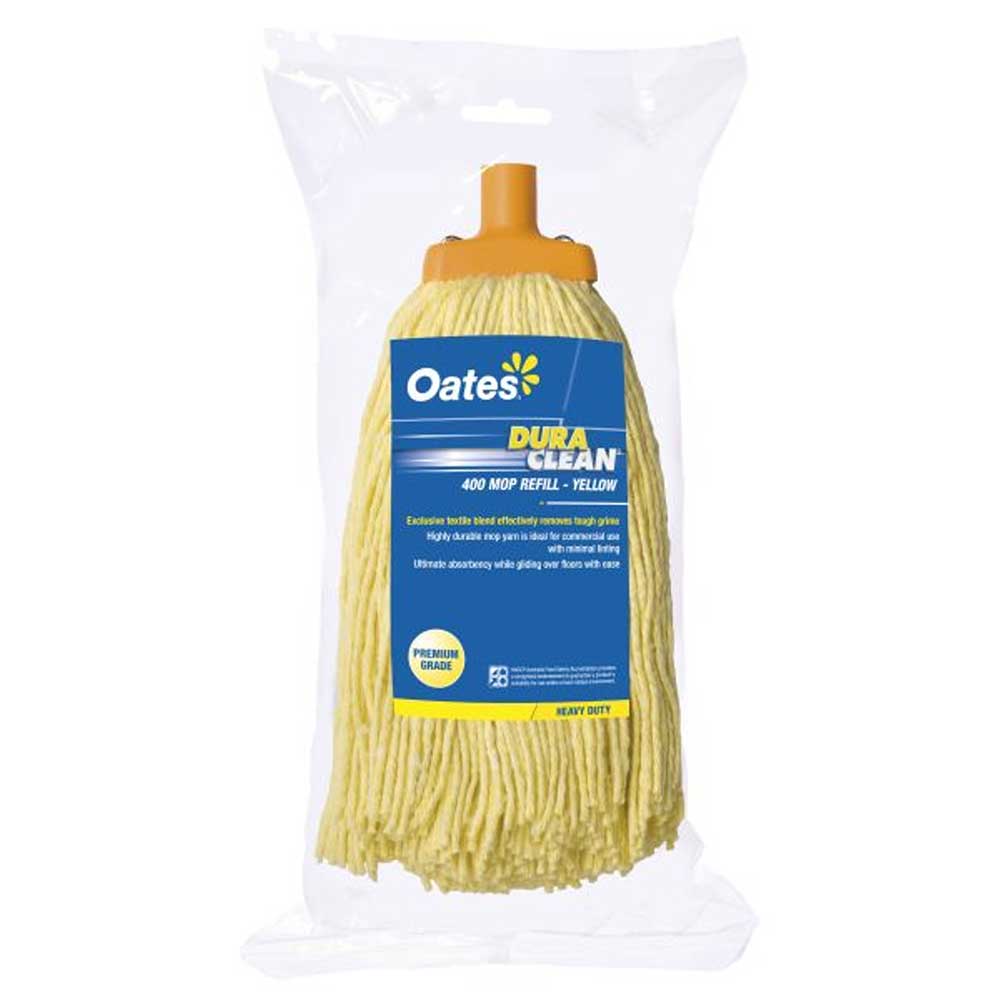 Oates Duraclean Mop Head 400gm Heavy Duty Commercial Cleaning