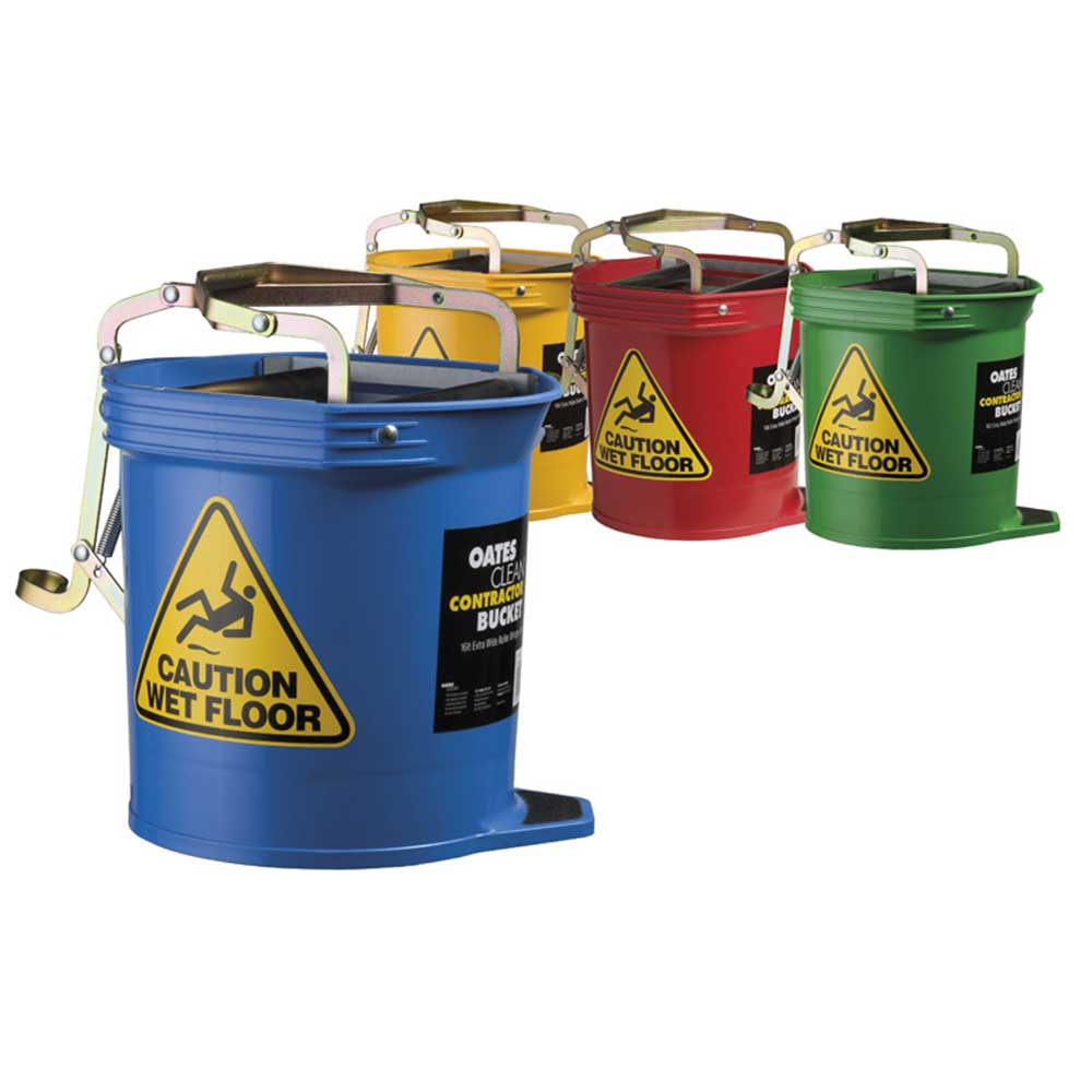 Oates Wide Mouth Contractor Mop Bucket 16L 4 Colors