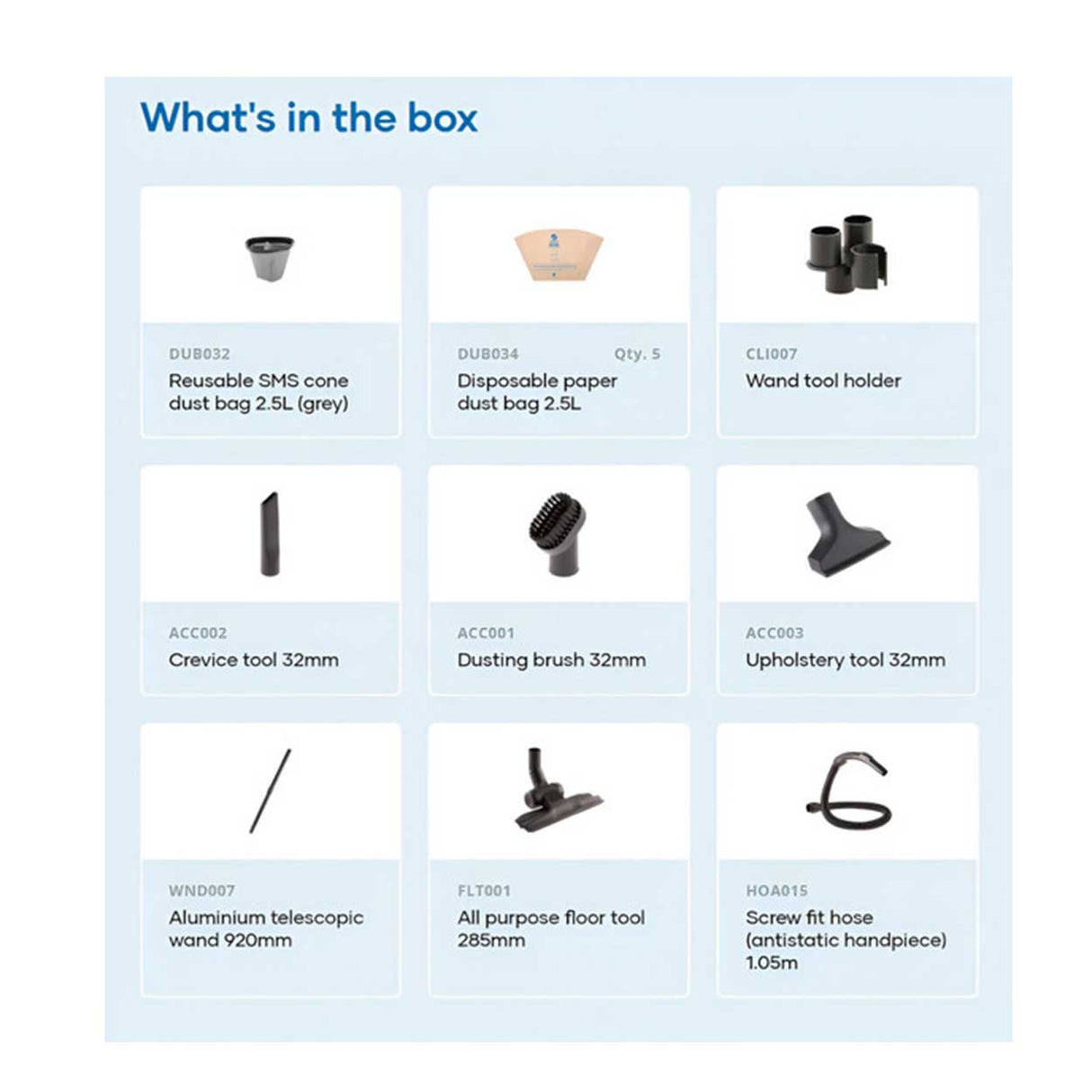 Pacvac Velo Lightweight Backpack Vacuum Cleaner with Ecoharness