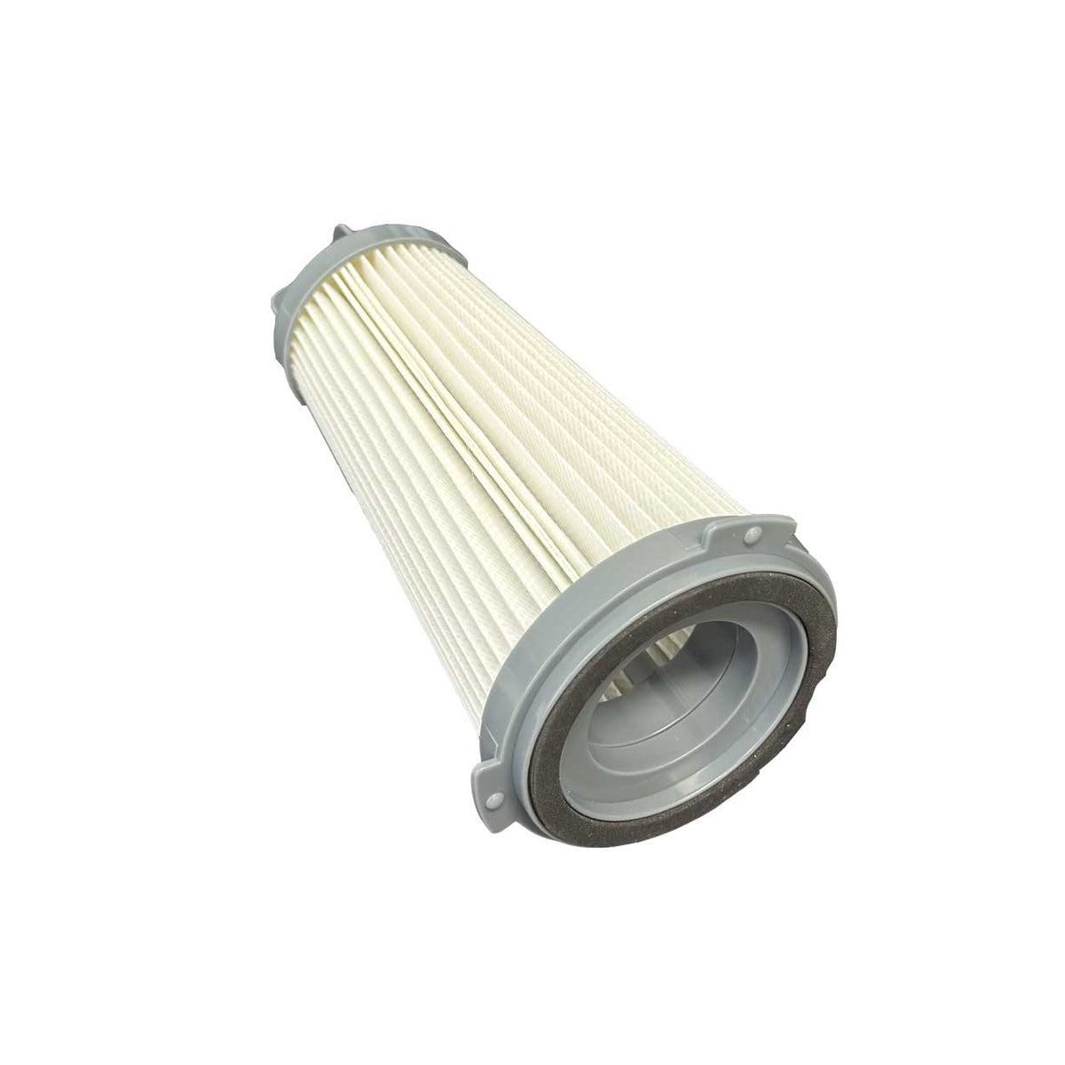 Pacvac FIL027 cone filter showing twist-lock base and fine filter media