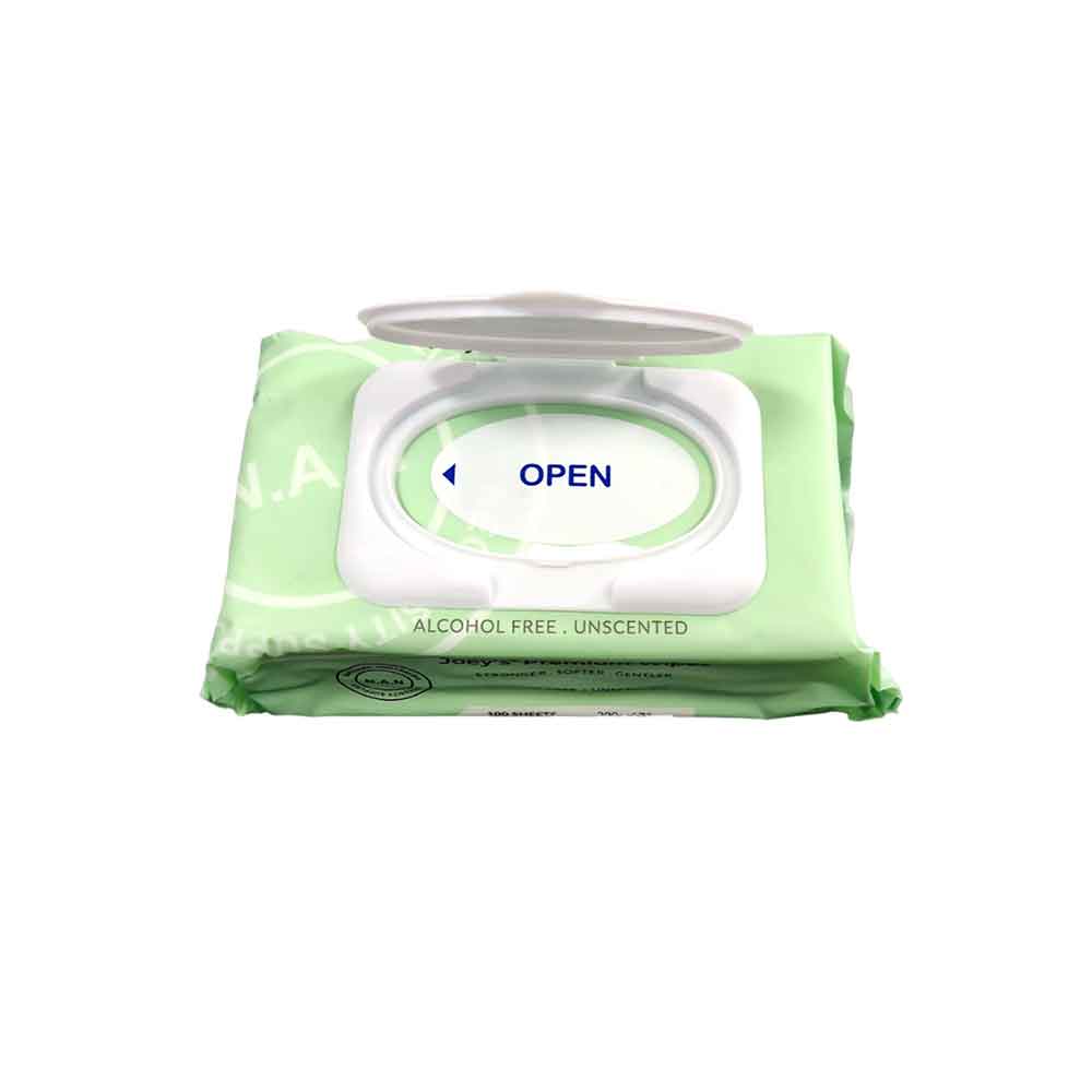 Premium Joyes Baby Wet Wipes Unscented Alcohol Free with Lid 12packs x100's