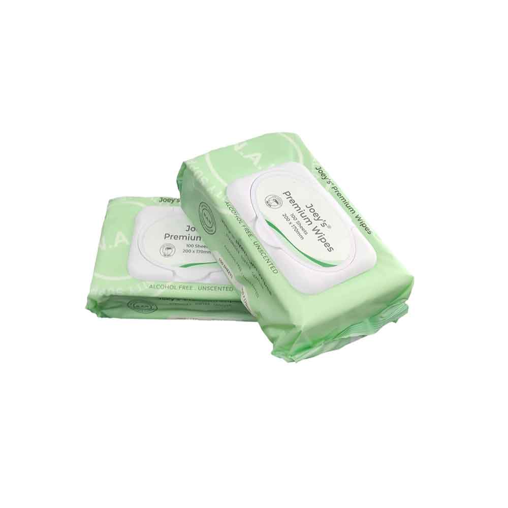 Premium Joyes Baby Wet Wipes Unscented Alcohol Free with Lid 12packs x100's
