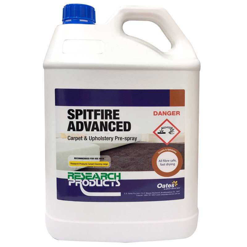Spitfire Advanced Pre spray Carpet Shampoo - Research Products 5L