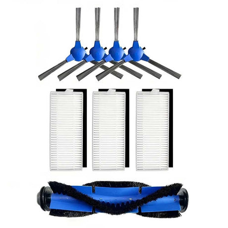 Eufy RoboVac 11S 25C 35C service kit including roller brush, side brushes, and filters