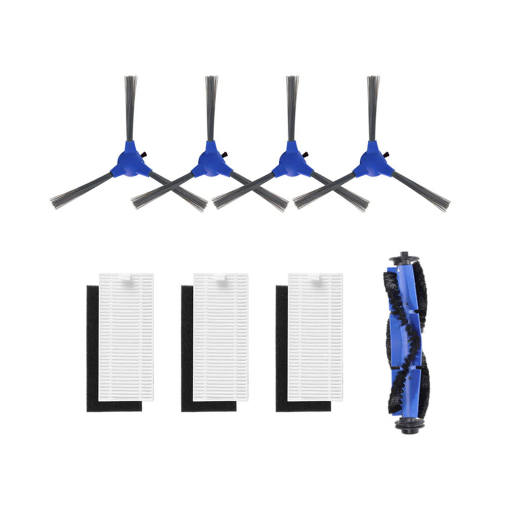 Replacement roller and side brushes for Eufy RoboVac 11S–35C models