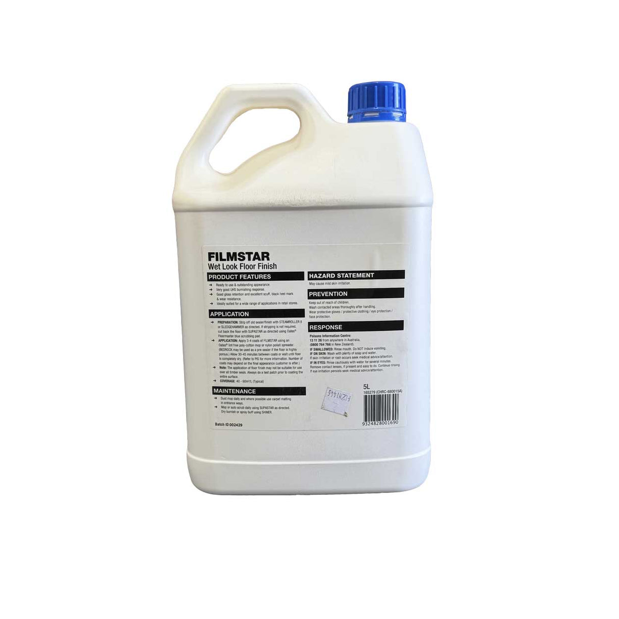 Research Products Filmstar Floor Sealer Durable High Gloss Finish